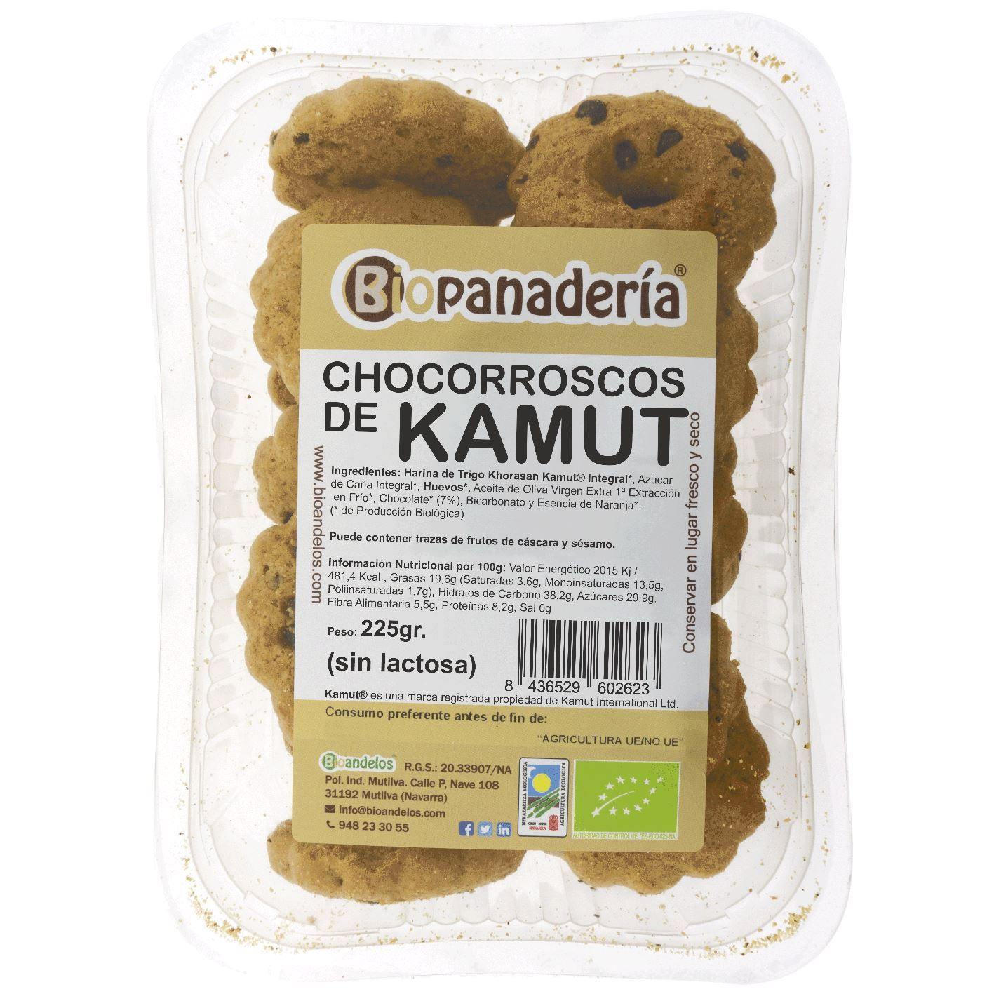 Chocorroscos de Trigo Khorasan Kamut® Integral Ecológicos